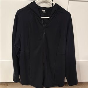 Black Zip-Up Hoodie
